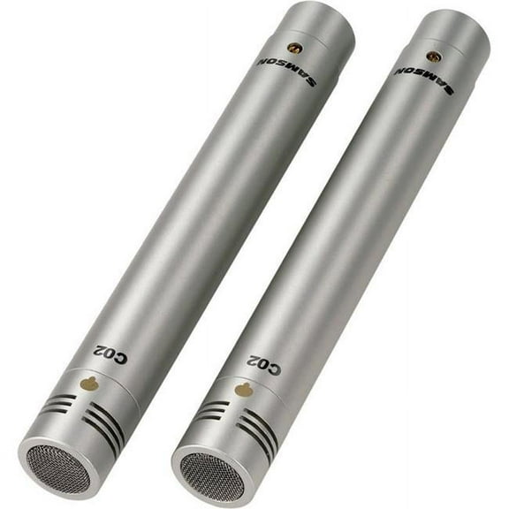 Samson Technologies SAM-CO2 Pencil Condenser Microphones - Set of 2