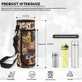 thumbnail image 5 of HUIACONG 4-IN-1 Kids Backpack Set Cow Sunflower Butterfly with Detachable Lunch Box for Boys Girls Ages 8-12 Lightweight 300g School Backpack Pencil Case Water Bottle Holder, 5 of 7