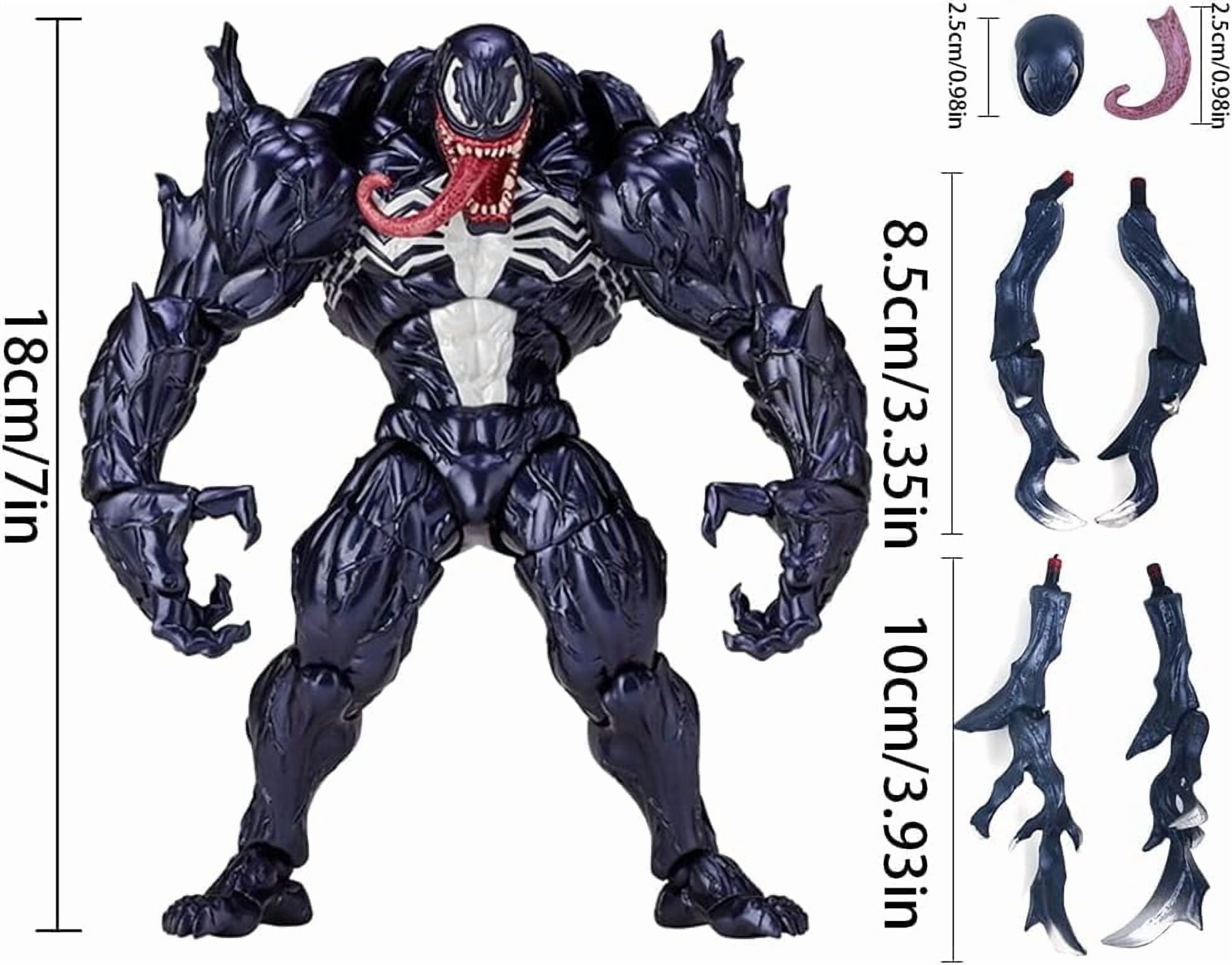 Venom Legends Series - 7 Inch Venom Action Figure - Venom Carnage Doll - Collectible Venom Anime Action PVC Figure - Venom Doll Model Statue Doll Gift (Venom)