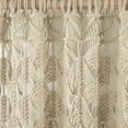 thumbnail image 4 of Lush Decor Boho Macrame Tassel Cotton Window Curtain/RoomDivider/WeddingBackdrop/WallDecor Neutral Single 40X84, 4 of 11
