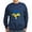 Navy, variant on CafePress - Ukraine Flag Sunflower Vintage Ukrainia Sweatshirt - Classic Crew Neck Sweatshirt