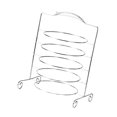 thumbnail image 4 of Soporte para servir platos, práctico soporte de acero inoxidable para almacenar platos. 5 nivel, 4 of 9
