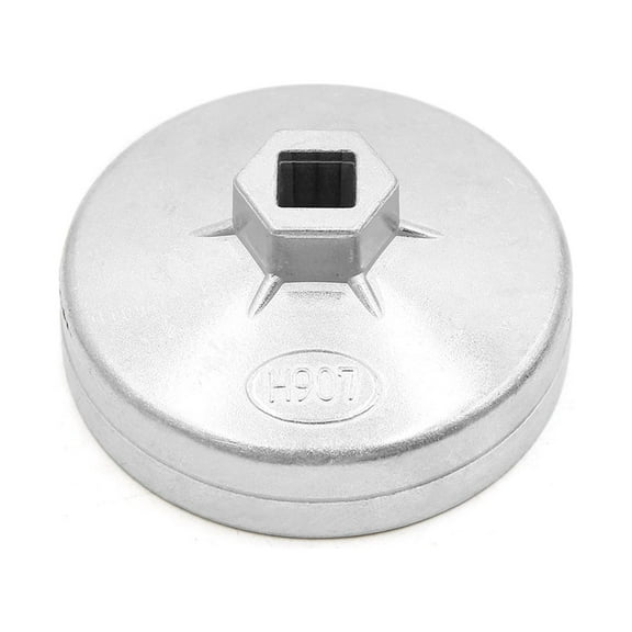 Unique Bargains Oil Filter Wrench Cap Tool Remover 15 Flutes 89mm Inner Dia Metal for Car Auto