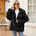 thumbnail image 5 of Women's Winter Coats Long Sleeve LapelPockets Jacket Casual Trendy Outerwear Top Legging Tl Womens Woman Vest Jacket Tan Coat Women Petite Womens Jacket Cute Casual Outfit Women Fall Jackets Business, 5 of 5