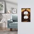 thumbnail image 5 of Western Texas Star Rustic Vintage Duplex Wall Plate 1 Gang Decorative Electrical Outlet Light Switch Cover Switchplate, 5 of 5