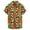 a-90Orange22, variant on Mens Point Collar Vintage Pineapple Print Short Sleeve Shirt Loose Fit Lightweight Breathable Summer Holiday Casual Button Down Shirts Stylish Top XXL