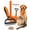 Ornage, variant on Pet Pro Grooming Tool, Deshedding Dog Brush Undercoat Rake Double Sided Cat Brushes Long Hair Dematting Comb Professional Extra-Wide Stainless Steel Teeth Supplies for Matted Fur on Cats Dogs