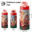 thumbnail image 2 of Kids Water Bottle with Straw - The Lion King 16.9 Oz Stainless Steel Vacuum Insulated Water Bottle for Boys Girls, 2 of 7