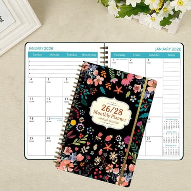 2026-2028 Monthly Planner - 3 Year Monthly Planner 2026-2028, JAN 2026 Dec 2028 8 4 X 6 3 Calendar Planner Hardcover Monthly Tabs Notes Pages Inner Pock