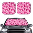 thumbnail image 2 of Vsdgher Poodle Dog Print Car Windshield Sun Shade, Reflective Sunshade Window Sunshade Sun Visor Protector Fit for Cars,Trucks,SUVs-Small, 2 of 6