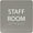 Clean Grey, variant on ADA CENTRAL SIGNS - 6" X6" Staff Room Sign - ADA Compliant Tactile Graphics Grade 2 Braille Text Acrylic Wall Signs - Staff Privacy Personnel Safety Signs for Offices, Hotels, Schools, and Restaurants