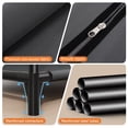 thumbnail image 5 of YOUPINS 5-Tier Clothes Organizer, Door Over  Clothes Organizer, Home  Storage Pocket Versatile, Gray Prints, 5 of 8