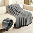 thumbnail image 4 of Reversible Sofa Cover Slipcover Protector - Polyester Furniture Decorative Cover, Pet Friendly Sofa Protector for Cats and Dogs, Black, JKODE, 4 of 9