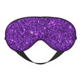 thumbnail image 6 of Rocae Purple Glitter for Mask for Women Men, Luxury Eye Cover Eye Shade with Adjustable Strap for Travel, Nap, Meditation, 6 of 7