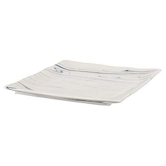A&B Home 10" Artist Fare Dinner Plate-Color:White,Style:Modern Chic