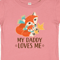 thumbnail image 4 of Inktastic Daddy Loves Me Woodland Fox Boys or Girls Baby T-Shirt, 4 of 5