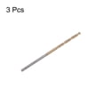 thumbnail image 3 of Unique Bargains 3 Pack 1.3mm Titanium Coated M42 High Speed Steel 8% Cobalt (HSS-E) Twist Drill Bits, 3 of 5