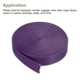 thumbnail image 4 of Uxcell Flat Nylon Webbing Strap 1 Inch 20 Yards Light Purple for Backpack, Luggage-rack, 4 of 6