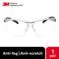 thumbnail image 4 of Gafas de seguridad 3M BX +2.5 con aumento de lectura, color plateado, 4 of 6