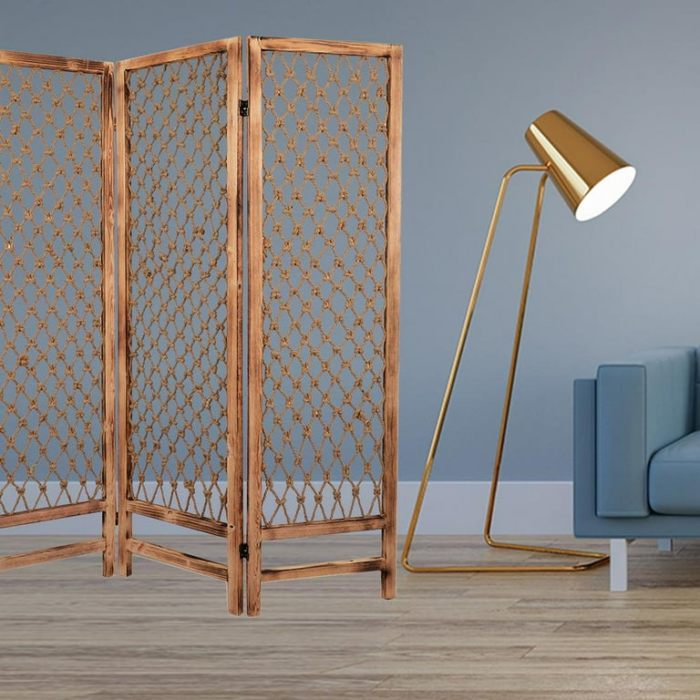 60 X 69 Natural Rope Wooden Screen 60 X 69 Natural Rope Wooden Screen