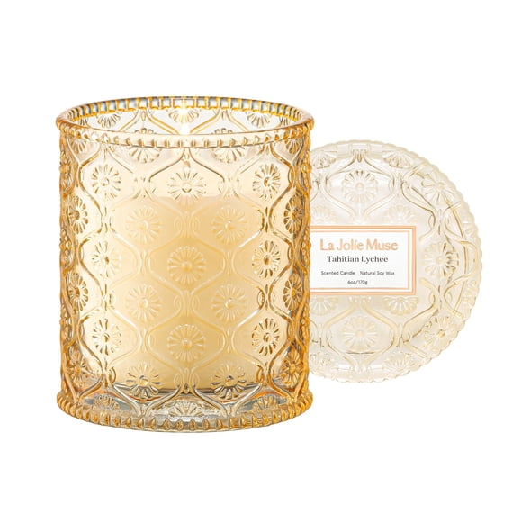 Vela aromática LA JOLIE MUSE Tahití con lichi, 170 g/6 oz