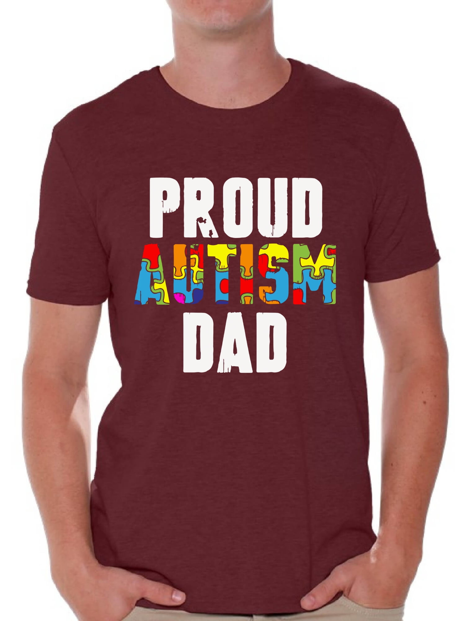 Autism dad t shirt Clearance