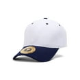 thumbnail image 2 of Top Headwear 12-Pack Adjustable Baseball Hat - White/Navy, 2 of 2