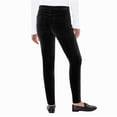 thumbnail image 3 of Well Worn Womens High Rise Luxe Velvet Tapered Pant Black 16/36, 3 of 4