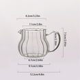 thumbnail image 2 of Elegant Glass Creamer Pitcher - Multi-Purpose Serving Jug for Coffee Milk Cream & Beverages - Heat-Resistant Dishwasher Safe, 2 of 5