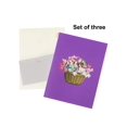 thumbnail image 5 of Elegant Tulips and Butterflies Basket 3D Greeting Card with Envelope Stylish Florals Birthday Cards for Women Wife, 5 of 11