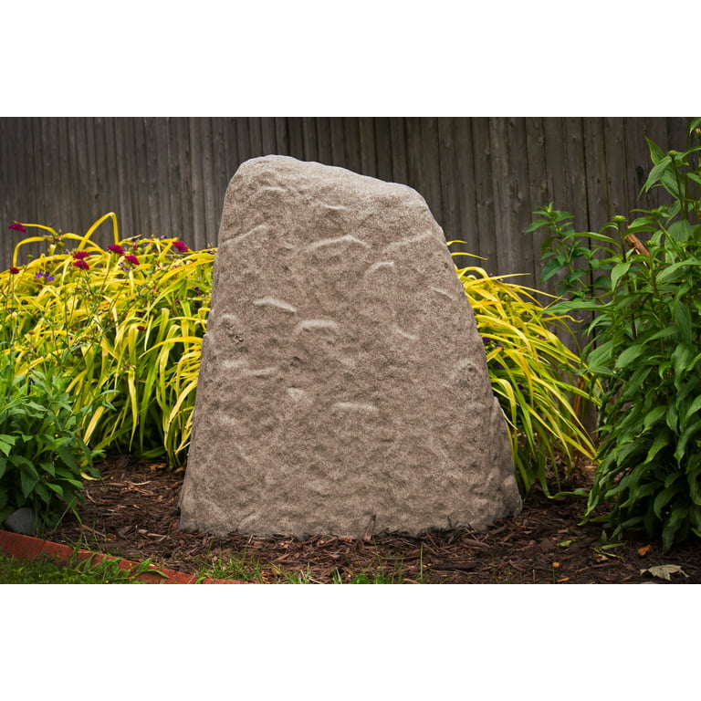 Plastic Stone Fake Rock Cover Concealing Lawn Pipe Well Pump Landscape  Decor New