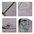thumbnail image 7 of Cloudstyle Men's 3-Piece 2 Buttons Slim Fit Solid Color Jacket Smart Wedding Formal Suit, 7 of 7