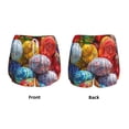 thumbnail image 6 of Goofa Easter Eggs Printed Women 2 in 1 Running Shorts,Quick Dry Athletic Workout Shorts,High Waisted Athletic Shorts with Liner Pockets-Small, 6 of 9