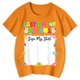 thumbnail image 4 of Y-Sunset Kids Last Day of School Autograph T-Shirt, Boys Girls Funny "Sign My Shirt" Graduation Short Sleeve Tee, Preschool Elementary School Graduation Memory Shirt(Orange/2-3 Years), 4 of 4