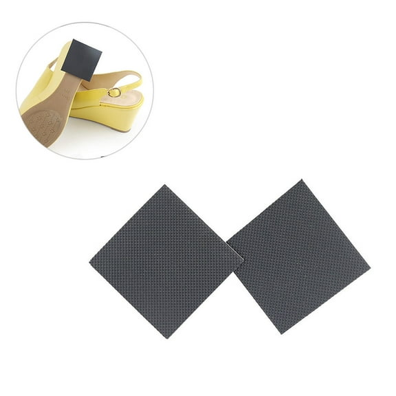 Supvox 5 Pairs of Shoes Bottom Protector Shoes Grips Soles Pads Noise Reduction Black