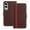 Brown, variant on for Samsung Galaxy S25 Edge Case Wallet with Card Holder, Business PU Leather Kickstand Magnetic Closure Shockproof Folio Book Style Protective Purse Cover Case for Samsung Galaxy S25 Edge, Rosegold