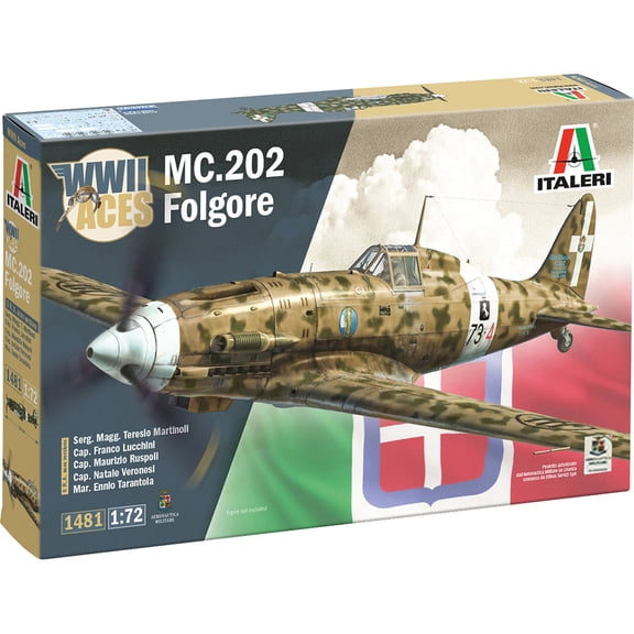 MC.202 Folgore 1/72 Kit - Ace Version 1:72 scale