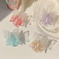 thumbnail image 3 of Hair Clips,Claw Clips,Hair Clips for Women,Hair Accessories for Women,Butterfly Shaped Acrylic Clips,Pack of 5,S3, 3 of 4