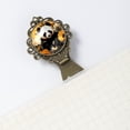 thumbnail image 5 of Panda sunflowers Reading Accessories: Vintage Copper-Colored Lace Bookmarks - Set of 2 Stainless Steel Book Markers, 5 of 5
