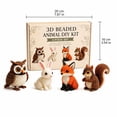 thumbnail image 3 of 3D Beaded Animal Kit, Animal Beading Kit, Cute Bead Craft Animal Set, Handmade Creative Jewelry Art Craft Kit, DIY Animals Bead Work Craft Kits for Adults (SetA 4PCS), 3 of 7