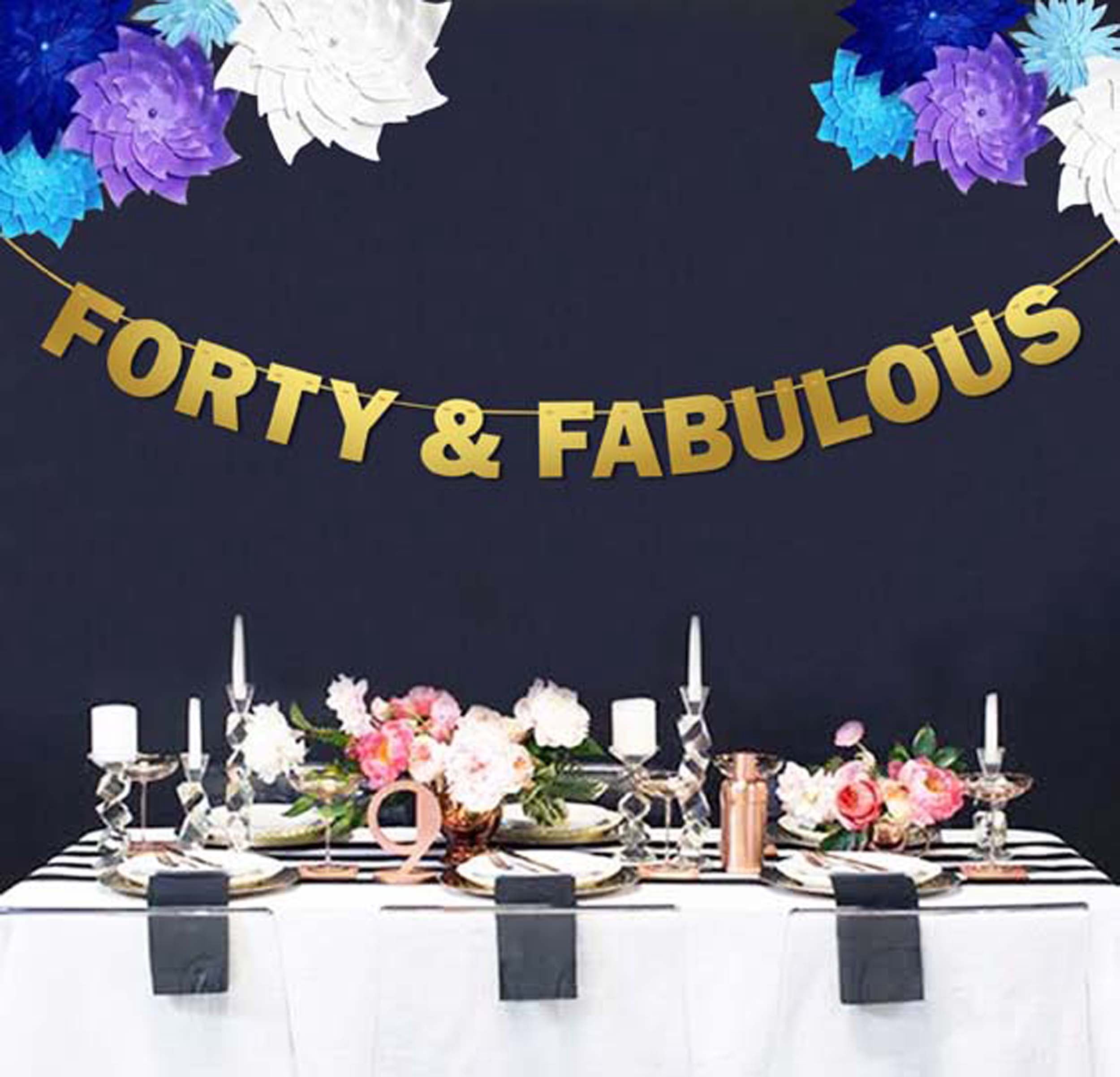 Cheers & Beers To 50 Years Gold Banner - Pre-Strung Cursive Bunting For Birthday Party Wall Decor