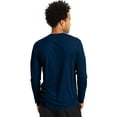 thumbnail image 4 of Hanes Sport Cool DRI Men's Performance Long Sleeve T-Shirt, Value 2-Pack Navy 2XL, 4 of 5