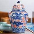thumbnail image 6 of TISHITA Ginger Jar Ceramic Porcelain Storage Jar ,Chinese ,1300ml Container with Lid Decorative Jar Tea Storage Bottle Jar for Coffee dragon, 6 of 8