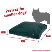 Majestic Pet | Villa Velvet Rectangle Pet Bed For Dogs, Removable Cover, Marine, Small