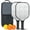 Pioneer Flower Floral-2, variant on Pickleball Paddles Set,Pioneer Flower Floral Print Pattern Fiberglass Surface Pickleball Racket Set with 2 Indoor Outdoor Pickleball Balls and Pickleball Bag,Pickle-ball Equipment