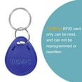 thumbnail image 4 of Uxcell 125KHz Read-Only RFID ID Card Key Fobs Proximity Token Tag, Blue 10 Pack, 4 of 7