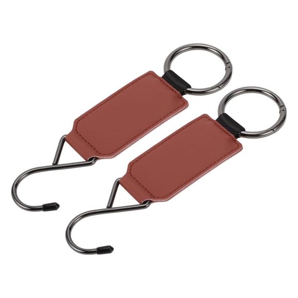 Gancho para Reposacabezas de Asiento de Automóvil Universal 2 Pcs Rojo 7.13"x1.89"