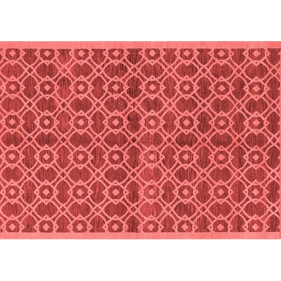 Ahgly Company Indoor Rectangle Oriental Red Industrial Area Rugs, 6' x 9'