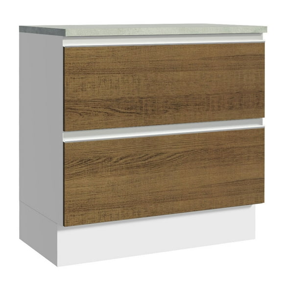 Gabinete Bajo Bufetera Madesa Glamy 80cm Con Encimera BM 01
