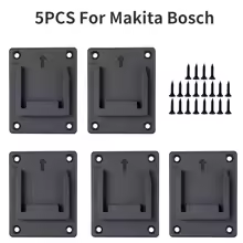 For Makita Bosch 3, variant on 5Pcs Machine Holder Battery Storage Rack For Makita/Bosch/Dewalt/Milwaukee/Ryobi 18V Battery Wall Mount Tool Bracket Fixe Device